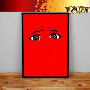 Kawaii Anime Eyes Cute Hypebeast Poster Decor Crystal Gems SU Gamer Girl Megan